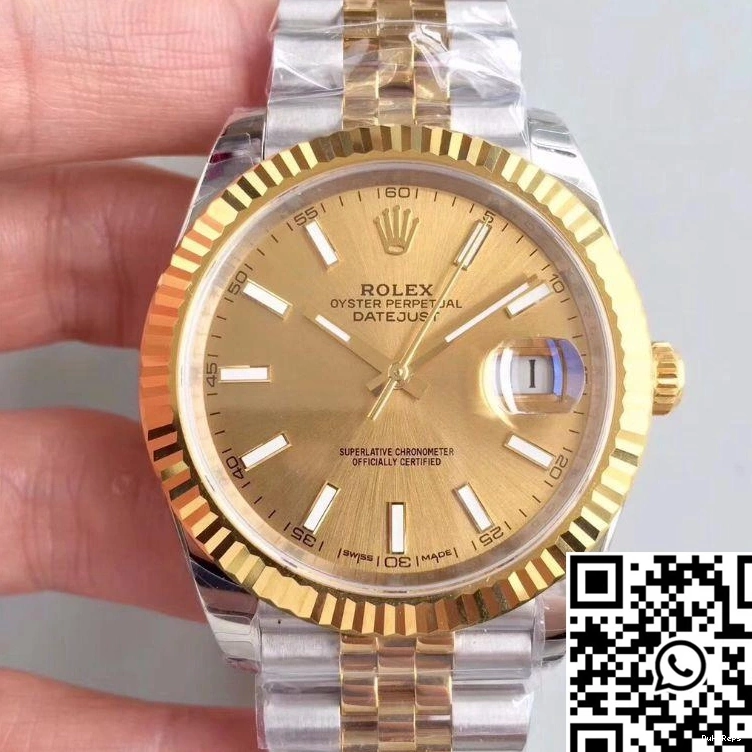 Datejust Yellow 41MM Rolex Gold II EW Dial 116333 Factory 1126